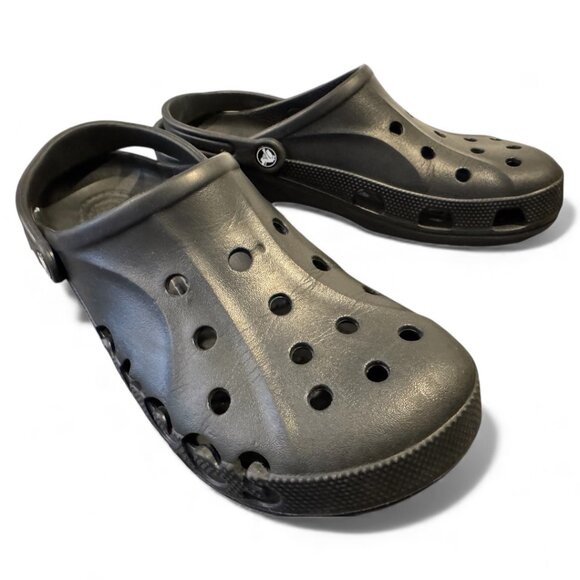 Black Crocs – Men’s Size 12 – Excellent Condition Fun Cutout - Picture 2 of 7